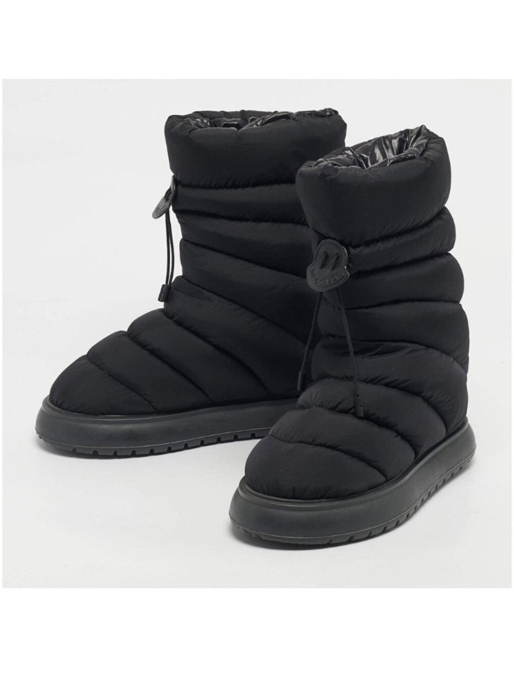 Moncler "Gaia" Puffy Boots in Black, size 41